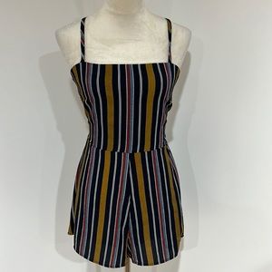 Windsor tie back romper